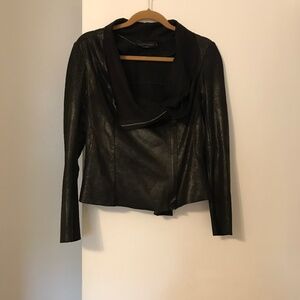 Zara Women Faux Suede Jacket Size Medium